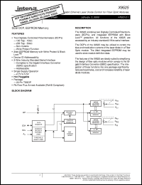 Click here to download X9525 Datasheet