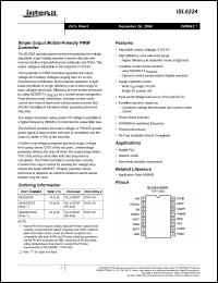 Click here to download ISL6224CAZA Datasheet