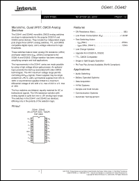 Click here to download DG441DYZ-T Datasheet