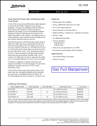 Click here to download ISL1534IRZ Datasheet