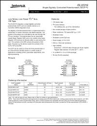 Click here to download ISL22316 Datasheet