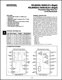Click here to download ICL8053 Datasheet