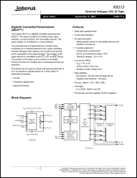 Click here to download X9313WSMT2 Datasheet
