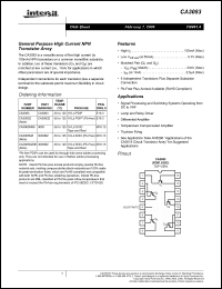 Click here to download CA3083_06 Datasheet