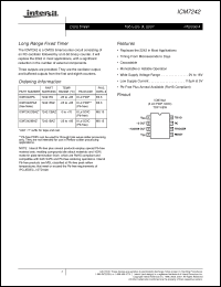 Click here to download ICM7242IBAZ Datasheet