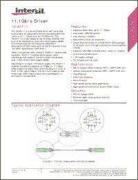 Click here to download ISL35111 Datasheet