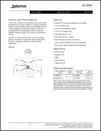 Click here to download EL7900ILCZ-T7 Datasheet