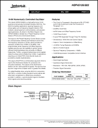 Click here to download HSP45106883 Datasheet