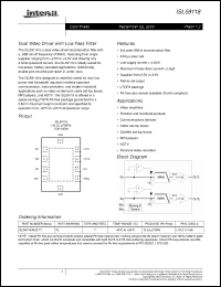 Click here to download ISL59118IRUZ-T7 Datasheet