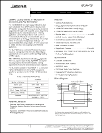 Click here to download ISL54405 Datasheet