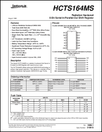 Click here to download HCTS164KMSR Datasheet