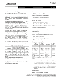 Click here to download EL4585CSZ-T7 Datasheet