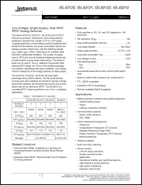 Click here to download ISL43120_05 Datasheet