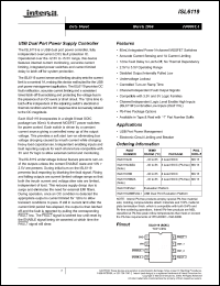 Click here to download ISL6119EVAL1-T Datasheet