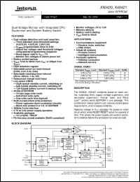 Click here to download X40420V14IZ-A Datasheet