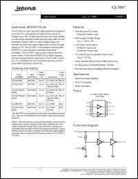 Click here to download ICL7667CBAZA Datasheet