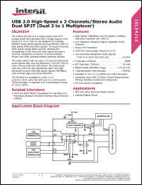 Click here to download ISL54214EVAL1Z Datasheet