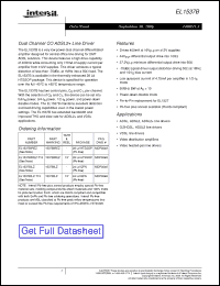 Click here to download EL1537BILZ Datasheet