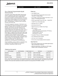 Click here to download ISL5216KIZ Datasheet