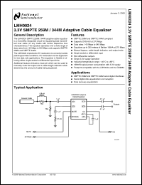Click here to download LMH0024MA Datasheet
