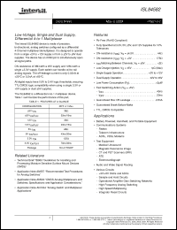 Click here to download ISL84582IVZ Datasheet