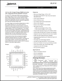 Click here to download ISL8118CRZ Datasheet