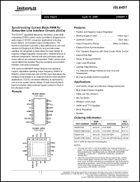 Click here to download ISL6401CBZ-T Datasheet