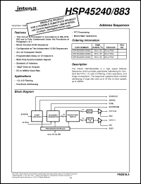 Click here to download HSP45240GM-40 Datasheet