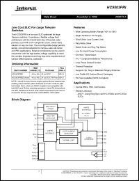 Click here to download HC5503PRIBZ Datasheet