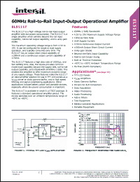 Click here to download EL5111T Datasheet