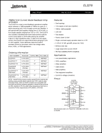 Click here to download EL2276CSZ Datasheet