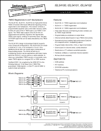 Click here to download ISL54100 Datasheet