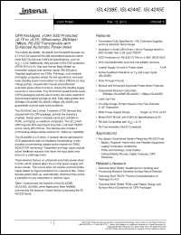 Click here to download ISL4245EIRZ Datasheet