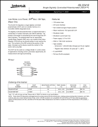 Click here to download ISL22419WFU8Z Datasheet