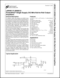 Click here to download LMH6612 Datasheet