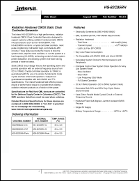 Click here to download 5962R9582001VXC Datasheet