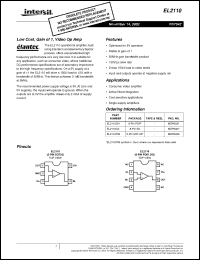 Click here to download EL2110CW Datasheet