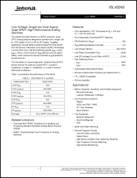 Click here to download ISL43240_04 Datasheet