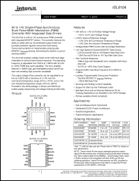 Click here to download ISL8104CRZ Datasheet