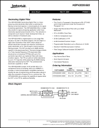 Click here to download HSP43220883 Datasheet
