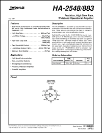 Click here to download HA-2548883 Datasheet