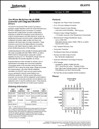 Click here to download ISL6315EVAL1 Datasheet