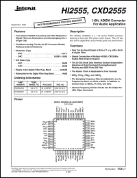 Click here to download CXD2555 Datasheet