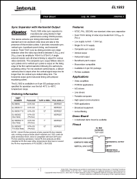 Click here to download EL1883ISZ Datasheet