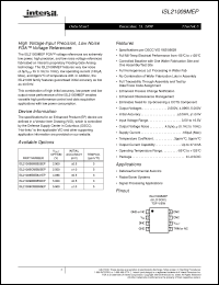 Click here to download ISL21009CMB850EP Datasheet