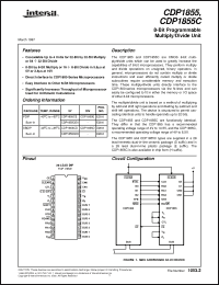 Click here to download CDP1855_1 Datasheet