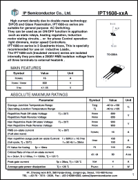 Click here to download IPT1608-BEA Datasheet