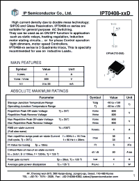 Click here to download IPT0408-10D Datasheet