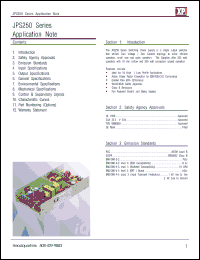 Click here to download JPS250PS15 Datasheet
