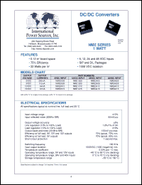 Click here to download NME0512D Datasheet